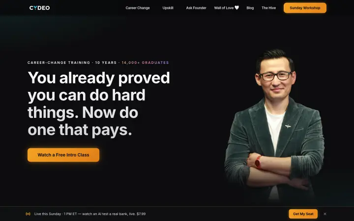 CYDEO homepage